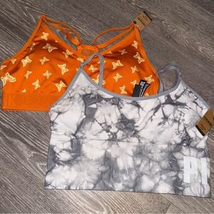 Set of 2 PINK Active Sports Bra - Size Medium